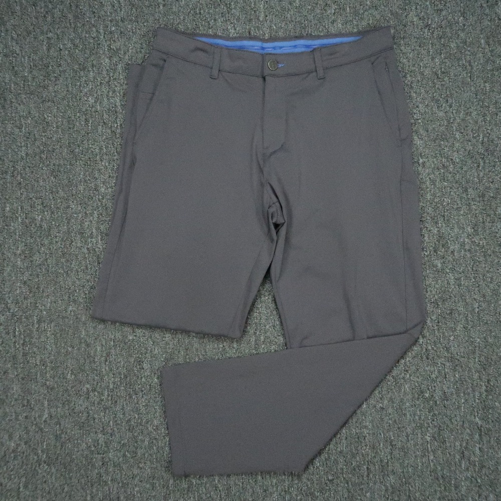 Twillory Pants Mens 33x30 Gray Tailored Fit Zip Pocket Stretch Trouser